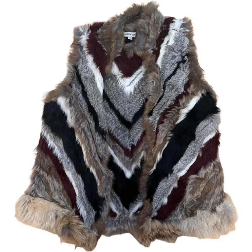 Elizabeth and James and Tanya Coyote and Rabbit Fur Vest